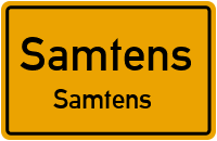 Stralsunder Straße in SamtensSamtens
