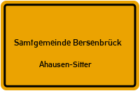 Sitter Weg in 49593 Samtgemeinde Bersenbrück (Ahausen-Sitter)