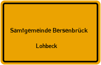 Bergjans Weg in Samtgemeinde BersenbrückLohbeck