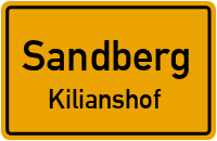 Kirchenstraße in SandbergKilianshof
