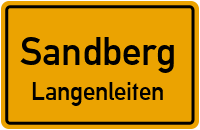Feuerbergstraße in 97657 Sandberg (Langenleiten)