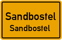 Dorfstraße in SandbostelSandbostel
