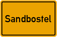 City Sign Sandbostel