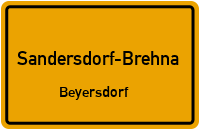 Zörbiger Straße in 06794 Sandersdorf-Brehna (Beyersdorf)
