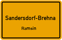 Straße Des Friedens in Sandersdorf-BrehnaRamsin