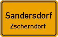 Straßen in Sandersdorf Zscherndorf