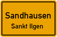 Uhlandstraße in SandhausenSankt Ilgen