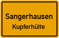 Straße Des Friedens in SangerhausenKupferhütte