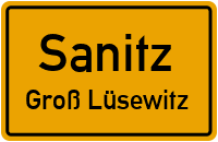 Niekrenzer Straße in SanitzGroß Lüsewitz