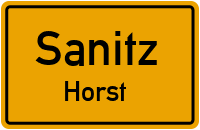 Straßen in Sanitz Horst