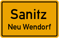 Straßen in Sanitz Neu Wendorf