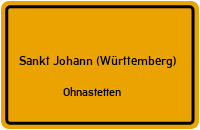Würtinger Straße in Sankt Johann (Württemberg)Ohnastetten