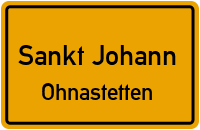Kohlstetter Straße in Sankt JohannOhnastetten