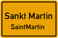 Hasenpfad in Sankt MartinSaintMartin