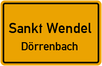 Dorfstraße in Sankt WendelDörrenbach