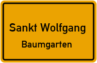 Straßenverzeichnis Sankt Wolfgang Baumgarten