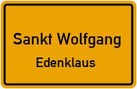 Straßenverzeichnis Sankt Wolfgang Edenklaus