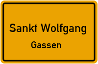 Gassen in Sankt WolfgangGassen