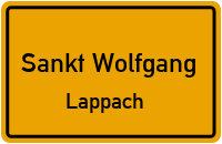 Straßenverzeichnis Sankt Wolfgang Lappach