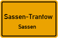 Loitzer Straße in Sassen-TrantowSassen