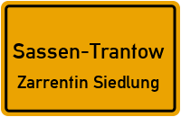 Am Damerower Wald in Sassen-TrantowZarrentin Siedlung