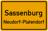 Dorfstraße in SassenburgNeudorf-Platendorf