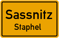 Straßen in Sassnitz Staphel