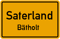 Bussardweg in SaterlandBätholt