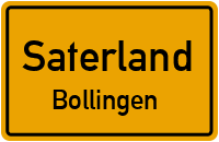 Vogelweg in SaterlandBollingen