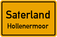 Bekassinenweg in SaterlandHollenermoor