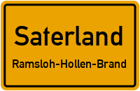 Grotangeweg in SaterlandRamsloh-Hollen-Brand