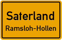 Barmer Straße in SaterlandRamsloh-Hollen
