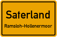 Waldweg in SaterlandRamsloh-Hollenermoor