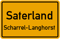 Langhorster Straße in SaterlandScharrel-Langhorst