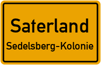 Kapellenweg in SaterlandSedelsberg-Kolonie
