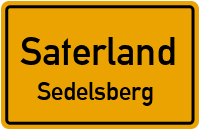 Straßenverzeichnis Saterland Sedelsberg