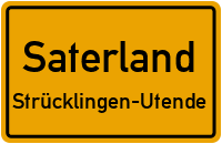 Mühlenweg in SaterlandStrücklingen-Utende