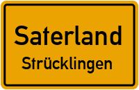 Bürgermeister-Schröer-Straße in SaterlandStrücklingen