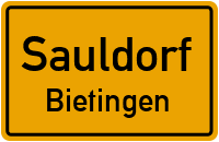 Breschnecker Straße in SauldorfBietingen