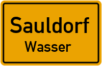 Bichtlinger Straße in SauldorfWasser