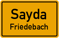 Freiberger Straße in SaydaFriedebach