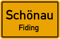 Straßen in Schönau Fiding
