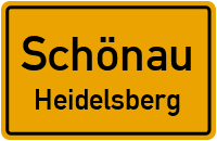 Straßen in Schönau Heidelsberg