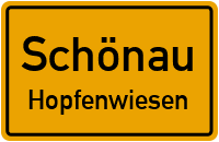 Straßen in Schönau Hopfenwiesen