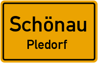 Straßen in Schönau Pledorf