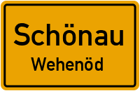 Straßen in Schönau Wehenöd