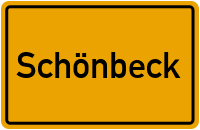 Aasweg in Schönbeck