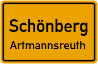 Straßen in Schönberg Artmannsreuth