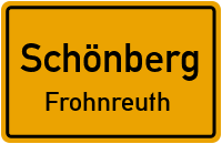 Straßen in Schönberg Frohnreuth