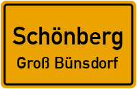 Am Alten Bahndamm in SchönbergGroß Bünsdorf